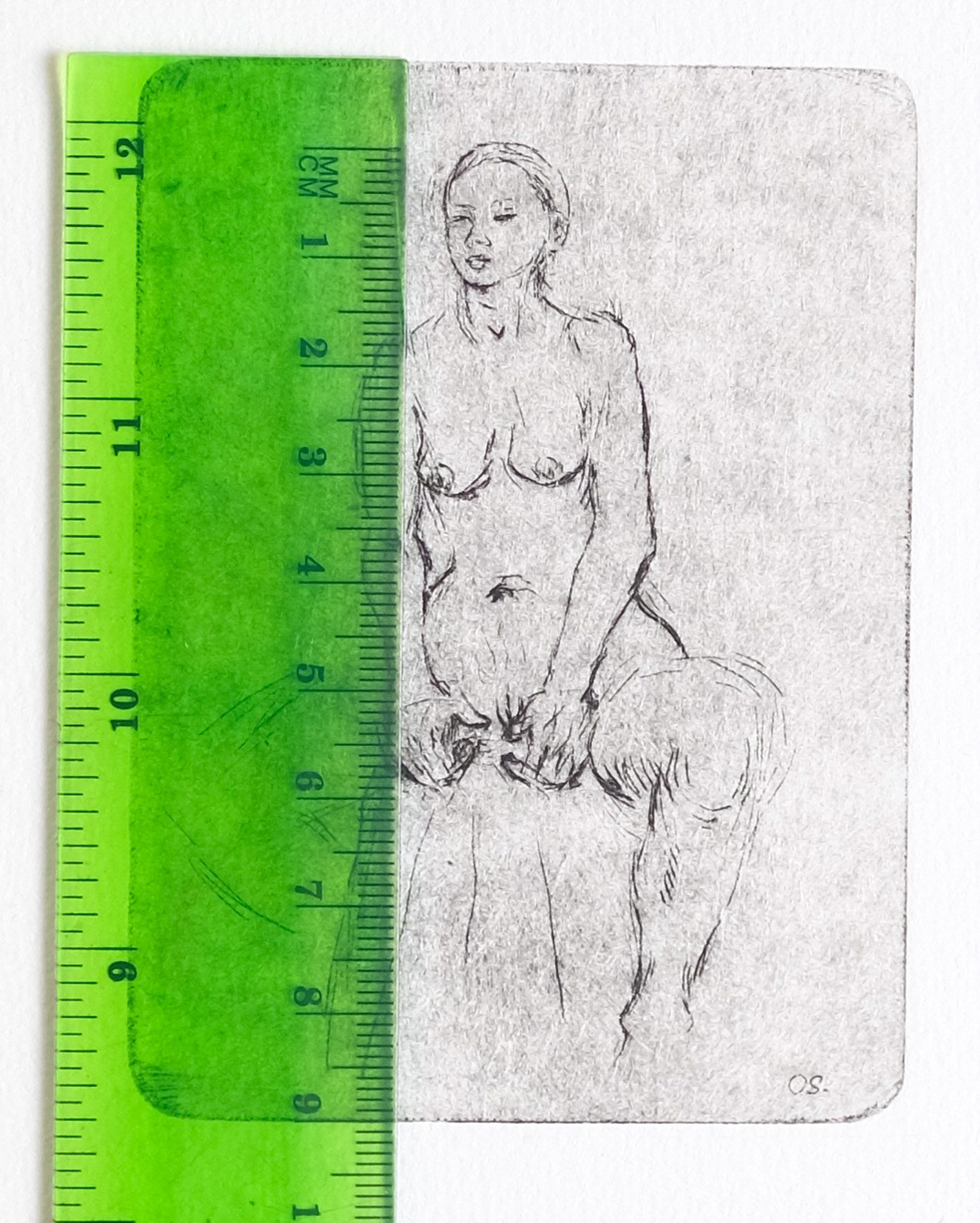 Title: Seated Nude Figure</br>Date of origin : 2025&nbsp;𓁐